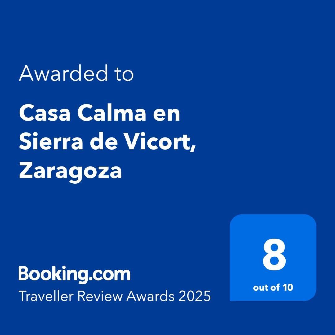 Casa Calma En Sierra De Vicor, Zaragoza Ferienhaus *